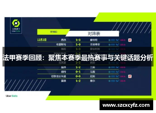 法甲赛季回顾：聚焦本赛季最热赛事与关键话题分析